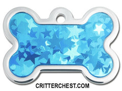 Large Bone Blue Hologram